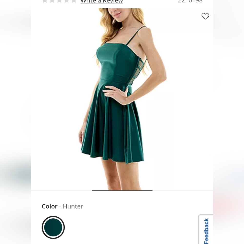 City Triangle sleeveless embellished fit & flare dress